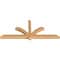 Ekena Millwork Redmond Smooth Timber Gable Bracket, Western Red Cedar, 72"W x 30"H x 3 1/2"D x 3 1/2"F, 10/12 Pitch GBW072X30X0404RED00SWR - alternate 2